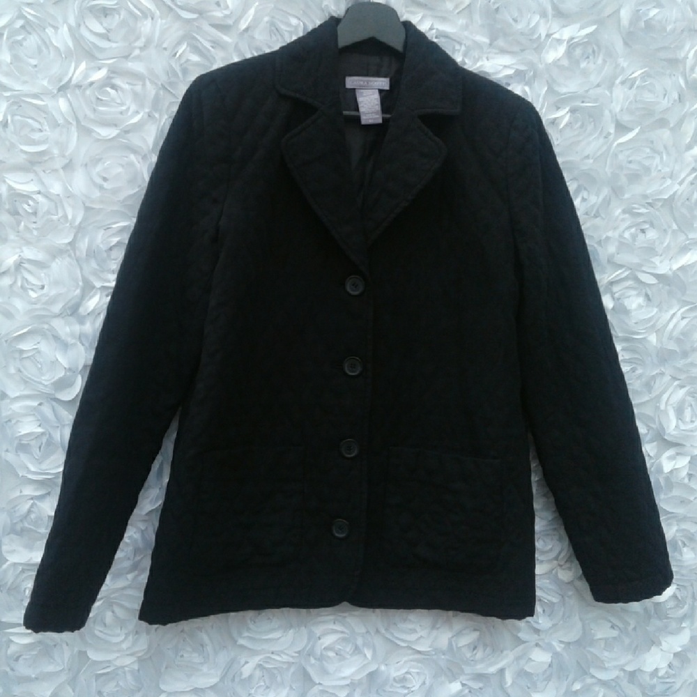 Laura Scott Quilted knit Jacket size S